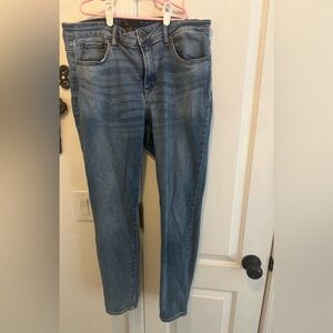 Frye ladies distressed denim jeans size 12